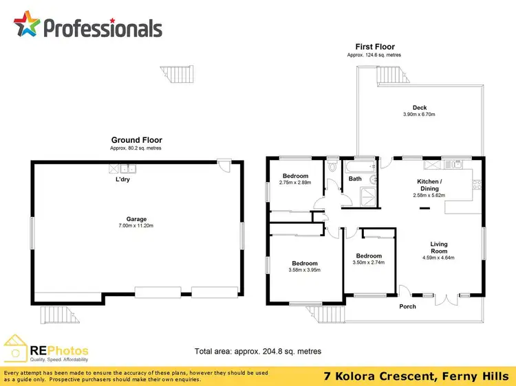 Floorplan of Homely house listing, 7 Kolora Crescent, Ferny Hills QLD 4055