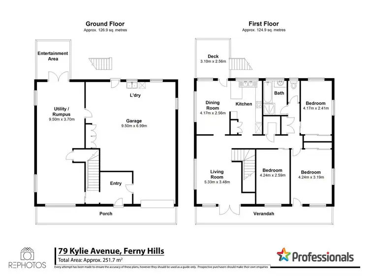 Floorplan of Homely house listing, 79 Kylie Avenue, Ferny Hills QLD 4055