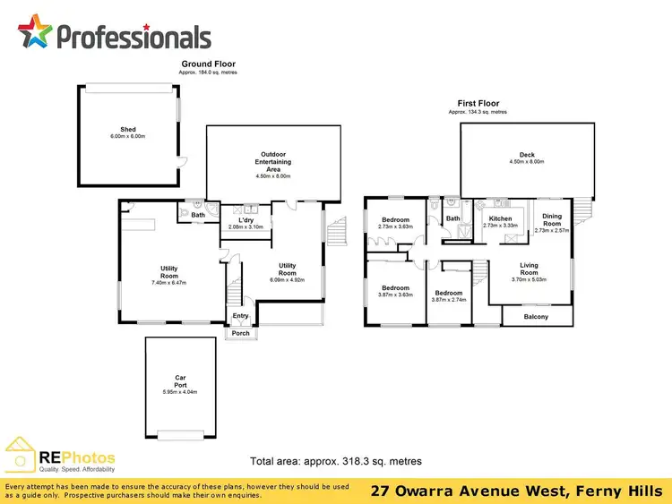 Floorplan of Homely house listing, 27 Owarra Avenue West, Ferny Hills QLD 4055
