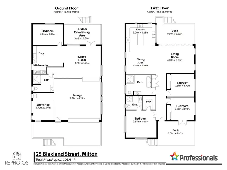 Floorplan of Homely house listing, 25 Blaxland Street, Milton QLD 4064