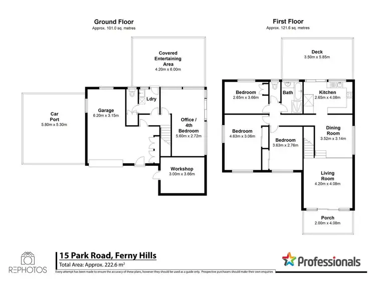 Floorplan of Homely house listing, 15 Park Road, Ferny Hills QLD 4055