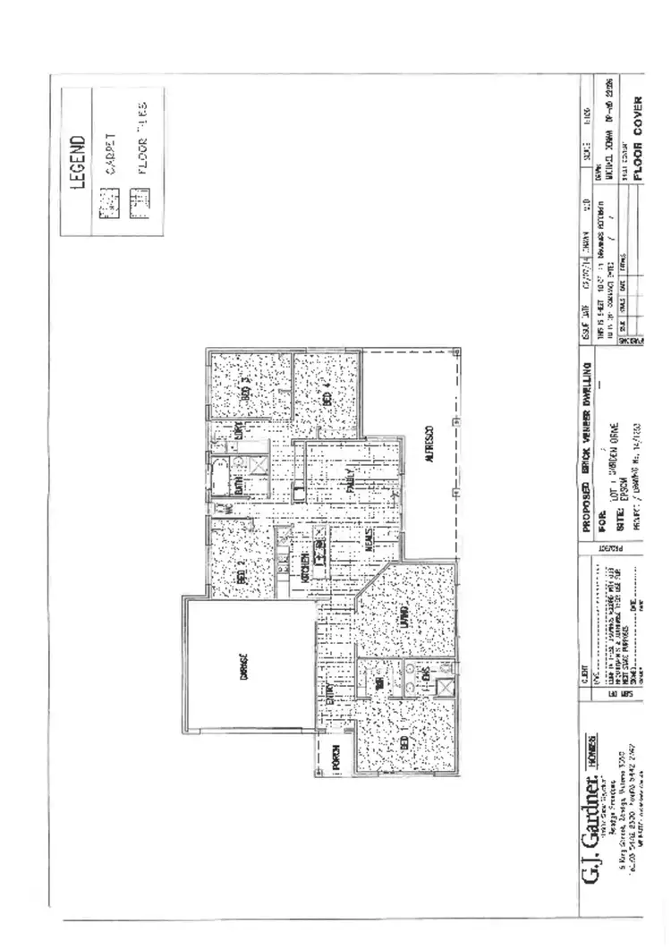Floorplan of Homely house listing, 40 Garden Drive, Epsom VIC 3551