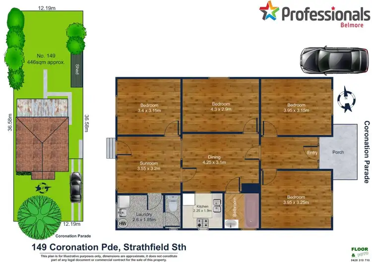 Floorplan of Homely house listing, 149 Coronation Parade, Strathfield South NSW 2136