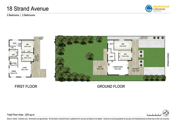 Floorplan of Homely house listing, 18 Strand Avenue, New Brighton NSW 2483