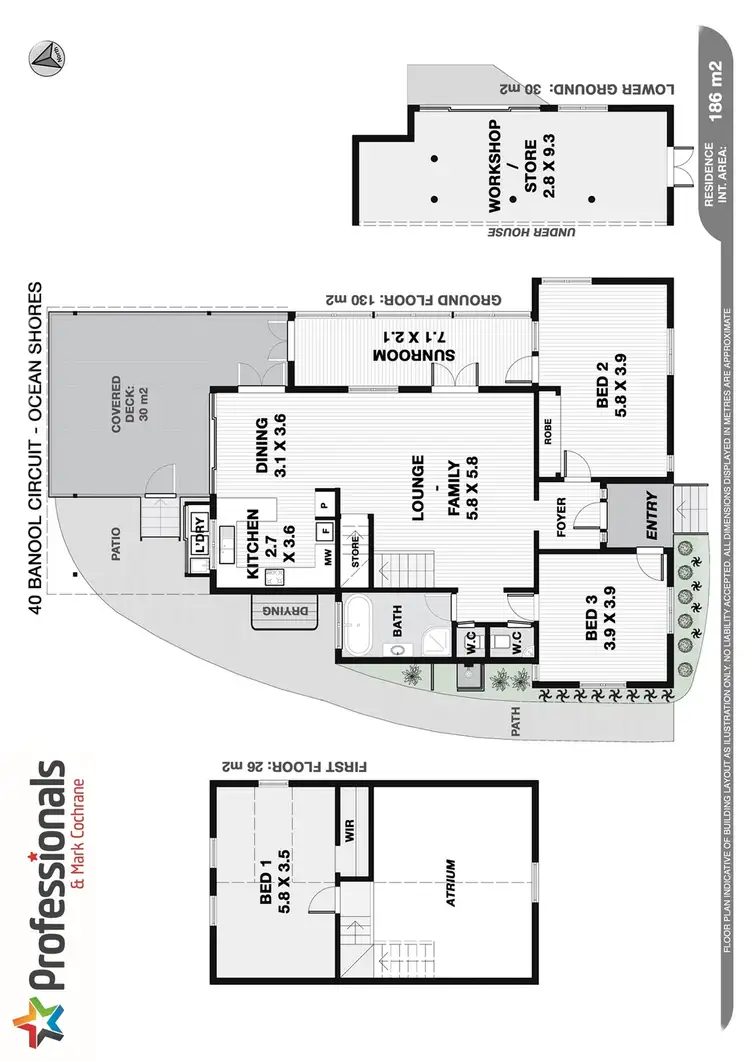 Floorplan of Homely house listing, 40 Banool Circuit, Ocean Shores NSW 2483