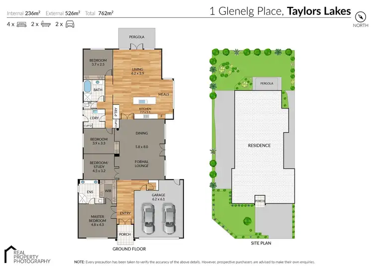 Floorplan of Homely house listing, 1 Glenelg Place, Taylors Lakes VIC 3038