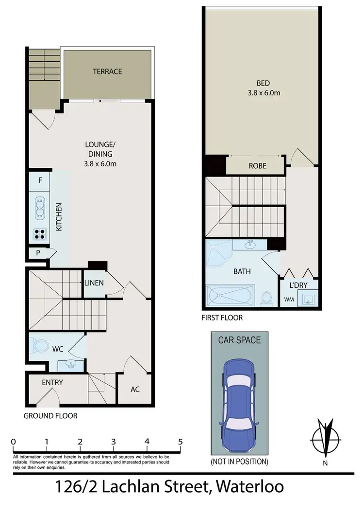 Floorplan of Homely apartment listing, 126/2 Lachlan Street, Waterloo NSW 2017