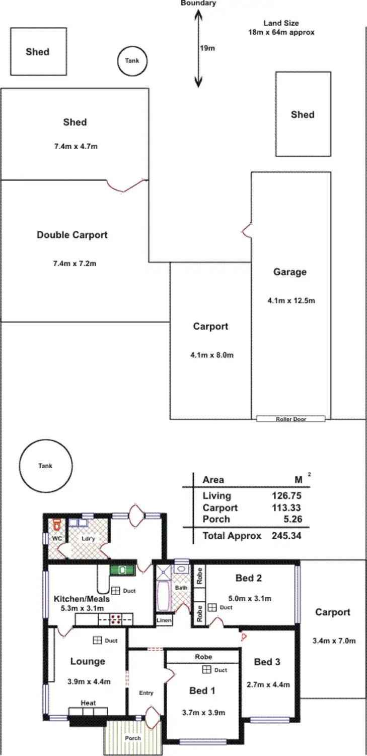 Floorplan of Homely house listing, 66 Lucas Street, Richmond SA 5033