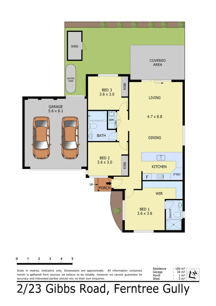 Floorplan of Homely unit listing, 1 & 2/23 Gibbs Road, Ferntree Gully VIC 3156