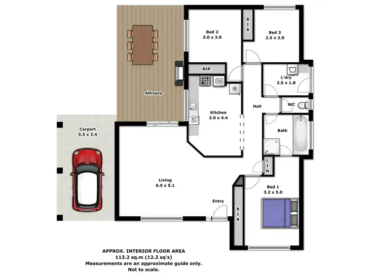 Floorplan of Homely house listing, 18 Osprey Circuit, Wodonga VIC 3690