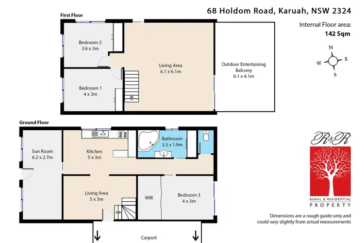 Floorplan of Homely house listing, 68 Holdom Road, Karuah NSW 2324