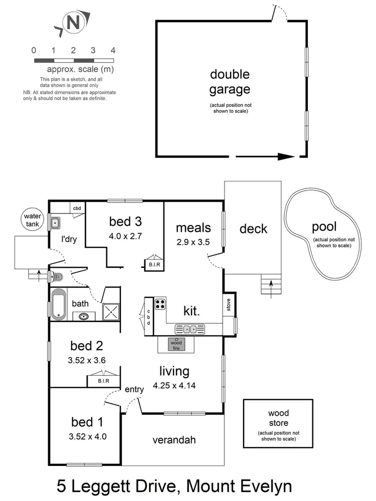 Floorplan of Homely house listing, 5 Leggett Drive, Mount Evelyn VIC 3796