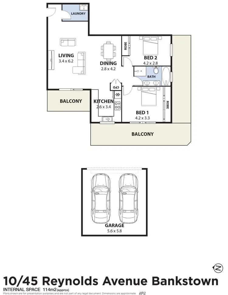 Floorplan of Homely house listing, 10/45 Reynolds Avenue, Bankstown NSW 2200