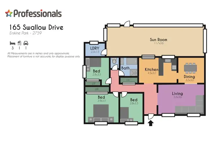 Floorplan of Homely house listing, 165 Swallow Drive, Erskine Park NSW 2759