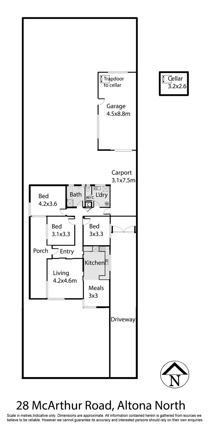 Floorplan of Homely house listing, 28 McArthurs Road, Altona North VIC 3025