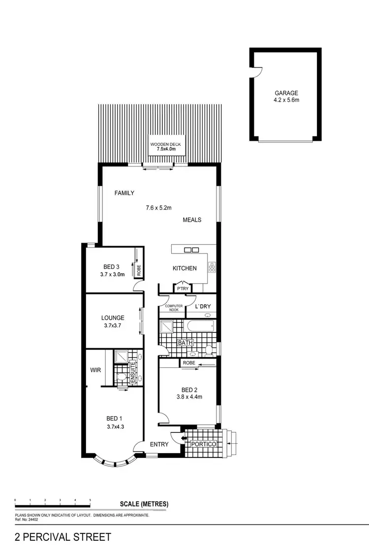 Floorplan of Homely house listing, 2 Percival Street, Quarry Hill VIC 3550