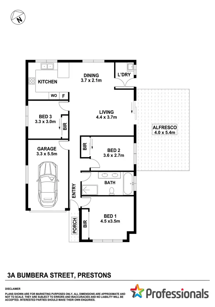Floorplan of Homely house listing, 3a Bumbera Street, Prestons NSW 2170