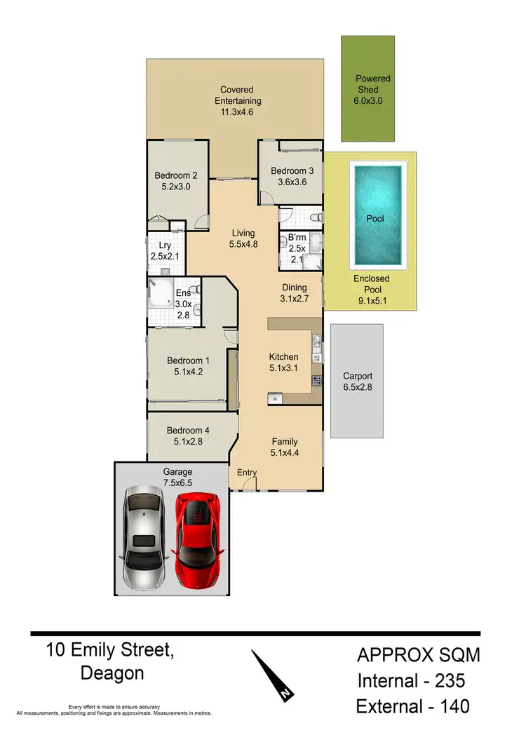 Floorplan of Homely house listing, 10 Emily Street, Deagon QLD 4017