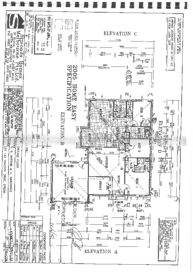 Floorplan of Homely house listing, 35 Peacock Drive, Epsom VIC 3551