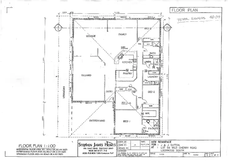 Floorplan of Homely house listing, 310 Wild Cherry Road, Lockwood South VIC 3551