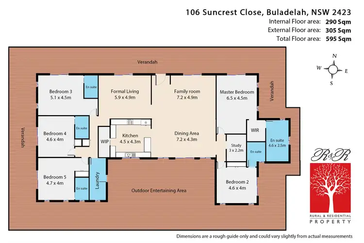 Floorplan of Homely rural property listing, 106 Suncrest Close, Bulahdelah NSW 2423