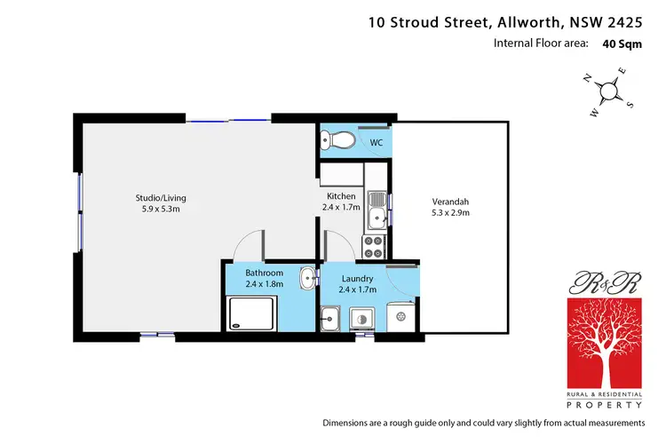 Floorplan of Homely house listing, 10 Stroud Street, Allworth NSW 2425