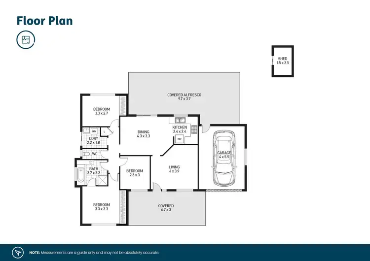 Floorplan of Homely house listing, 7 Schanck Drive, Metford NSW 2323