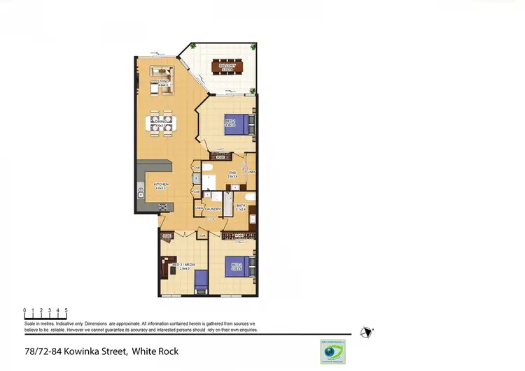 Floorplan of Homely unit listing, 78/72-84 KOWINKA Street, White Rock QLD 4868