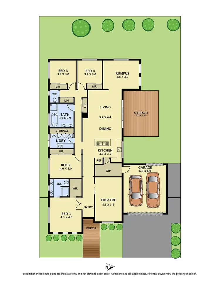 Floorplan of Homely house listing, 24 Perth Street, Craigieburn VIC 3064