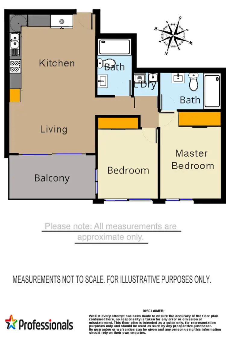 Floorplan of Homely unit listing, 705/81B Lord Sheffield Circuit, Penrith NSW 2750