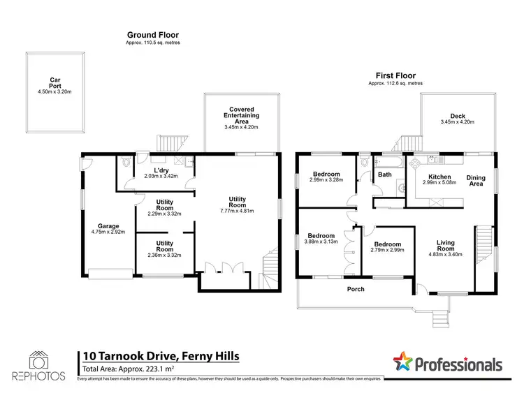 Floorplan of Homely house listing, 10 Tarnook Drive, Ferny Hills QLD 4055