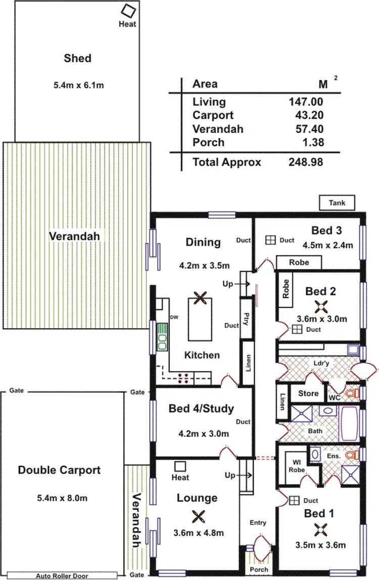 Floorplan of Homely house listing, 9 Narina Way, Aberfoyle Park SA 5159
