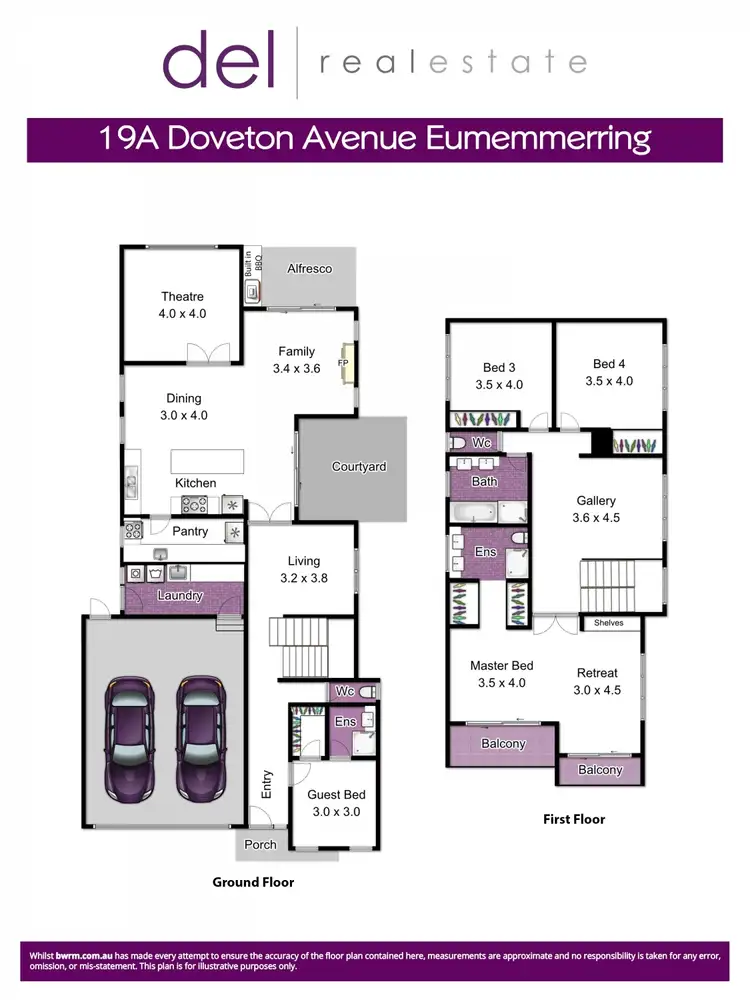 Floorplan of Homely house listing, 19A Doveton Avenue, Eumemmerring VIC 3177