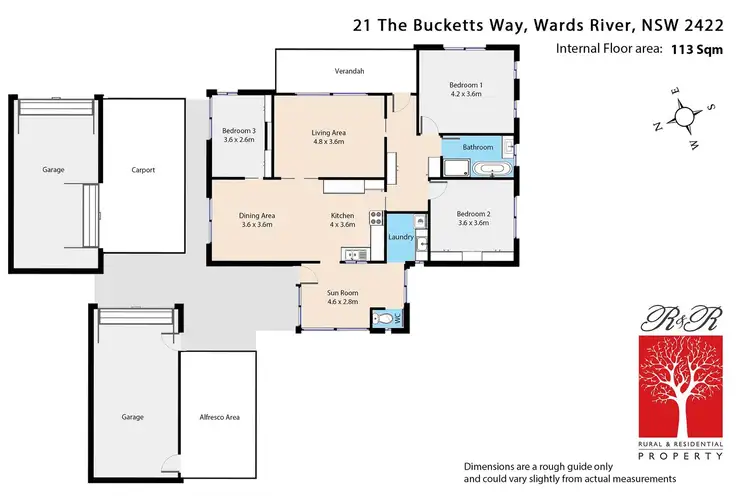 Floorplan of Homely house listing, 21 The Bucketts Way, Wards River NSW 2422