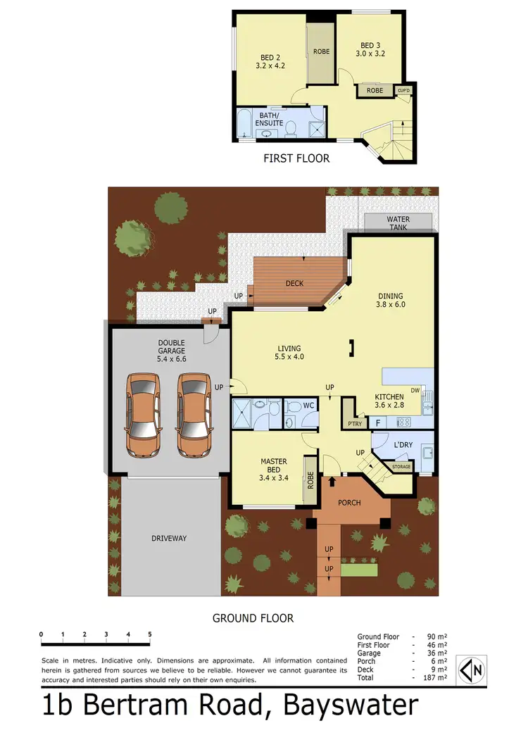 Floorplan of Homely unit listing, 1B Bertram Road, Bayswater VIC 3153