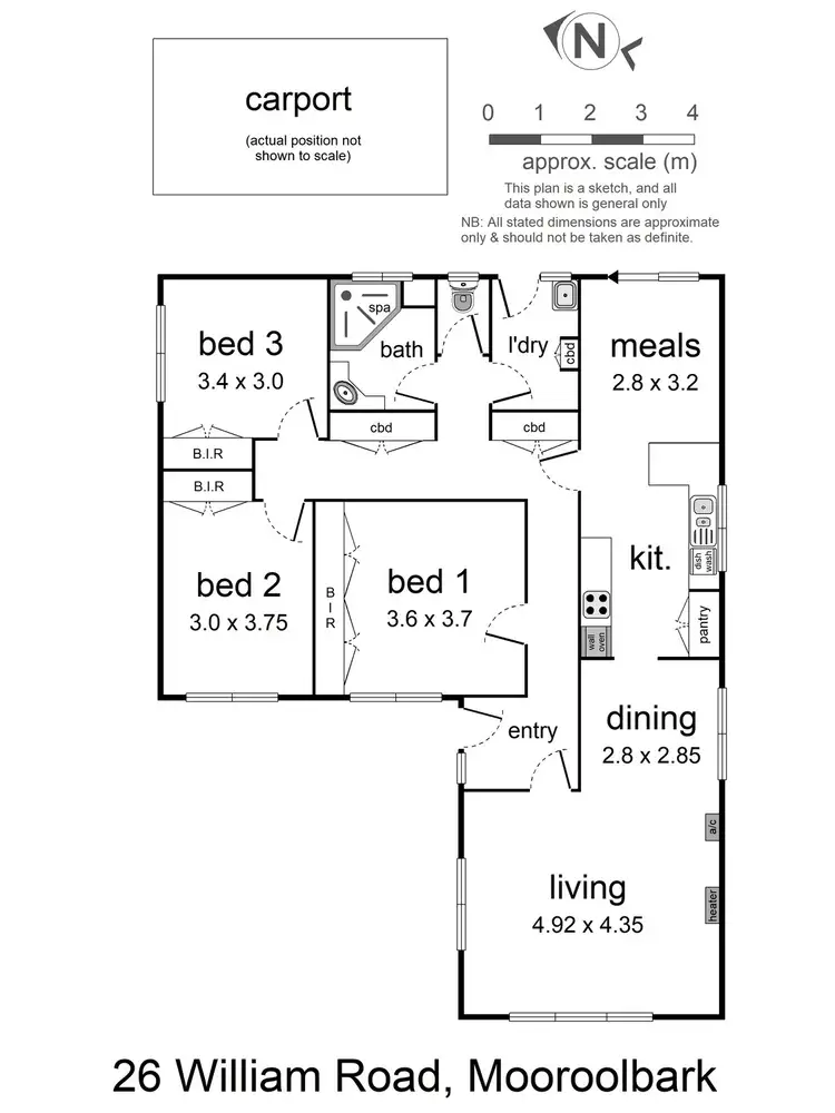 Floorplan of Homely house listing, 26 Williams Road, Mooroolbark VIC 3138