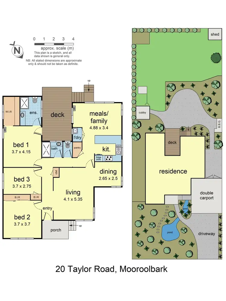 Floorplan of Homely house listing, 20 Taylor Road, Mooroolbark VIC 3138
