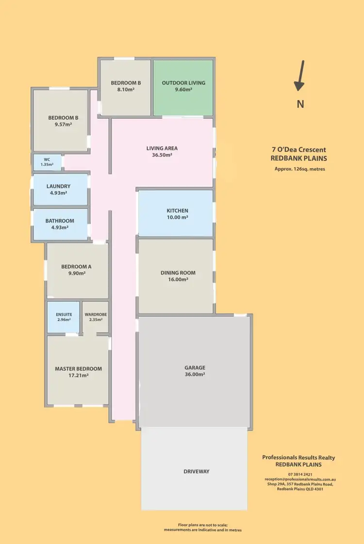 Floorplan of Homely house listing, 7 O'Dea Crescent, Goodna QLD 4300