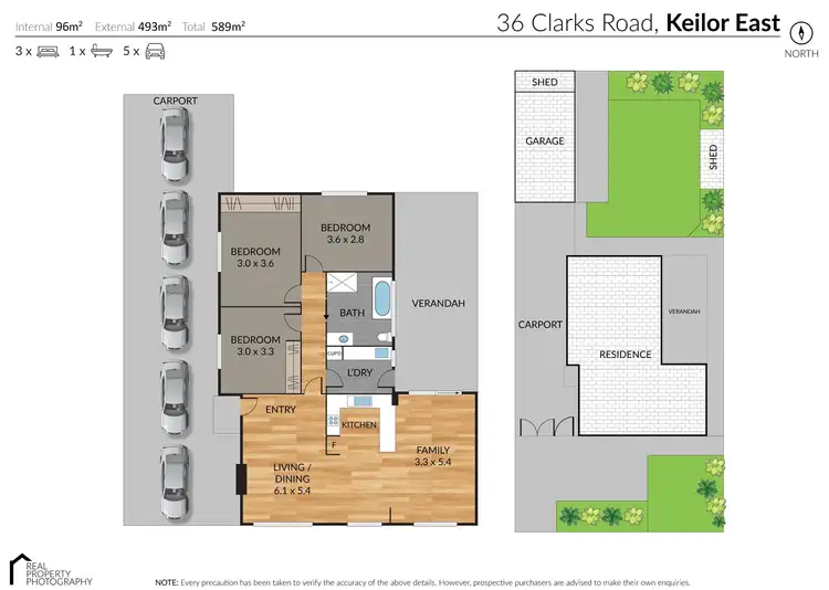 Floorplan of Homely house listing, 36 Clarks Road, Keilor East VIC 3033