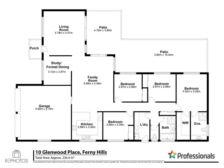 Floorplan of Homely house listing, 10 Glenwood Place, Ferny Hills QLD 4055