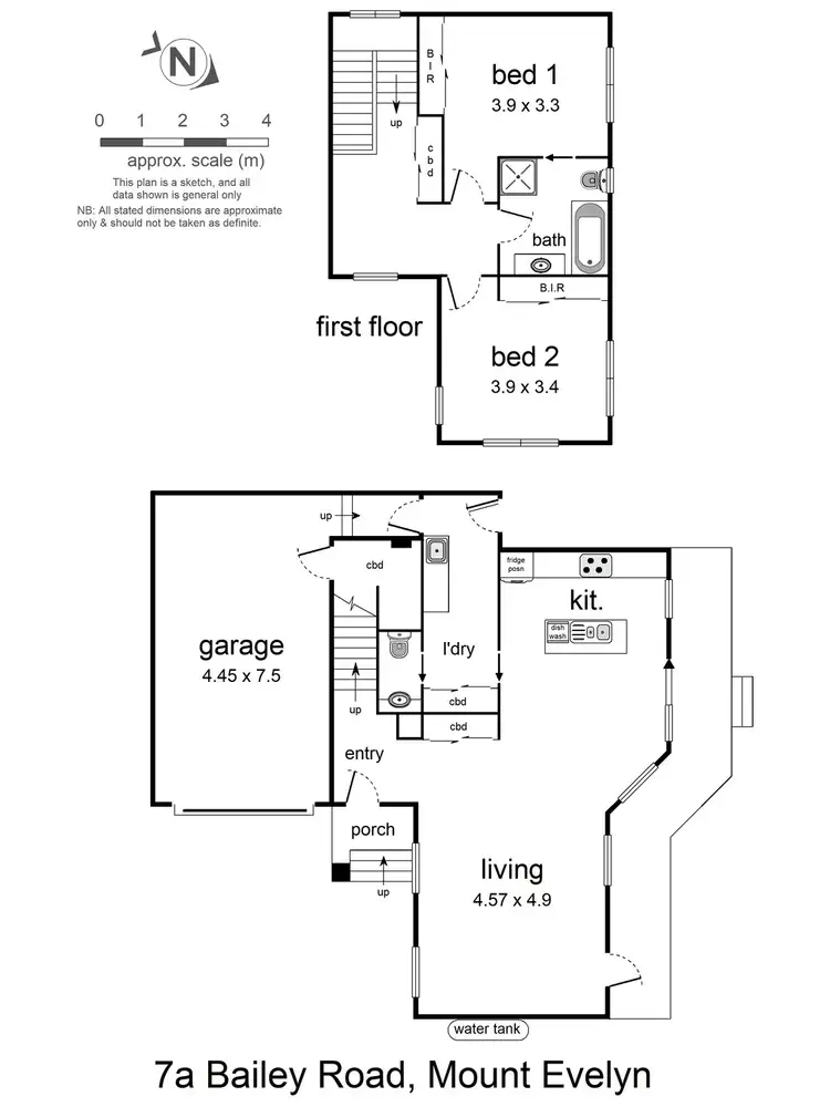 Floorplan of Homely house listing, 7a Bailey Road, Mount Evelyn VIC 3796