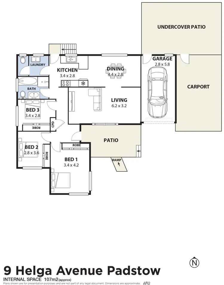 Floorplan of Homely house listing, 9 Helga Avenue, Padstow NSW 2211