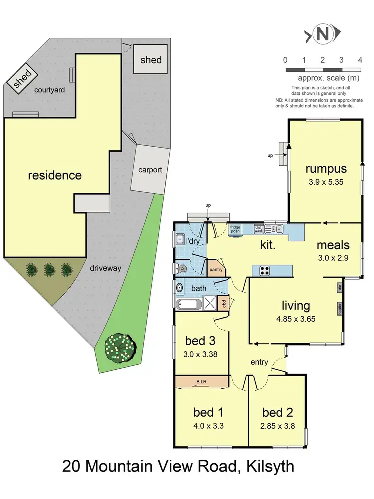 Floorplan of Homely house listing, 20 Mountain View Road, Kilsyth VIC 3137