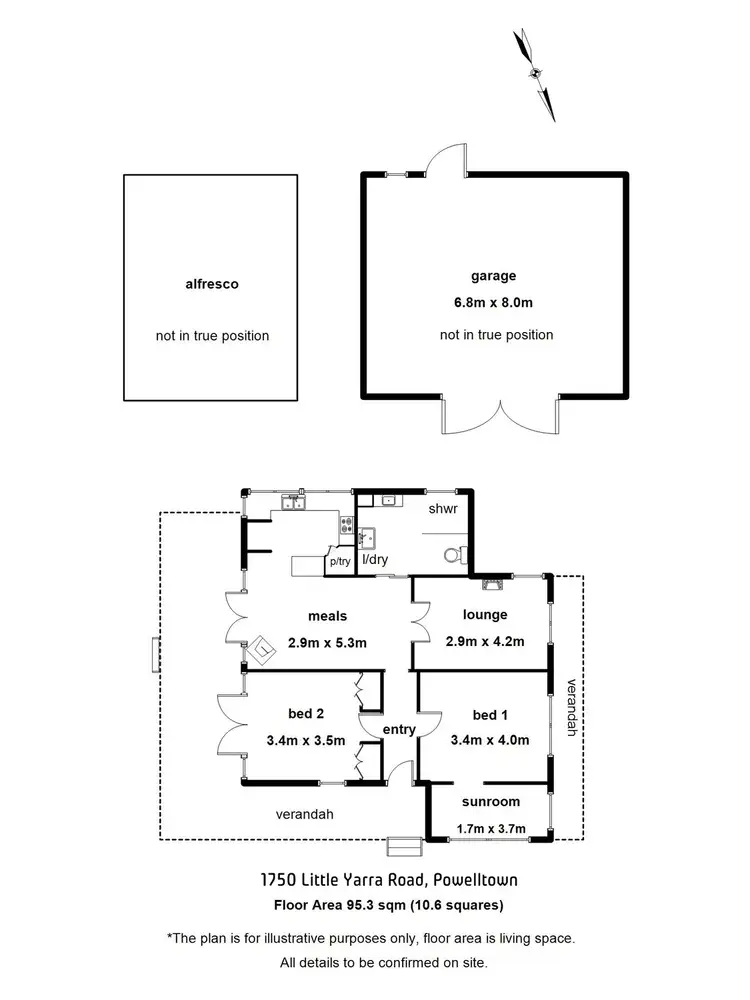Floorplan of Homely house listing, 1750 Little Yarra Road, Powelltown VIC 3797