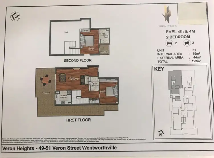 Floorplan of Homely apartment listing, 14/49-51 Veron Street, Wentworthville NSW 2145
