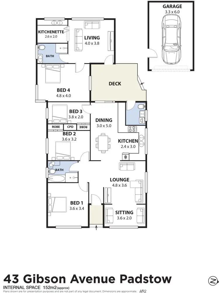 Floorplan of Homely house listing, 43 Gibson Avenue, Padstow NSW 2211