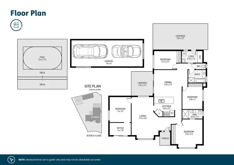 Floorplan of Homely house listing, 23 Jessica Close, Raymond Terrace NSW 2324