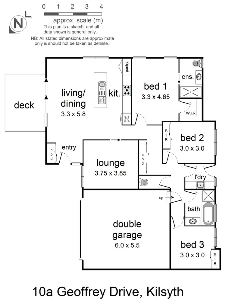 Floorplan of Homely house listing, 10a Geoffrey Drive, Kilsyth VIC 3137