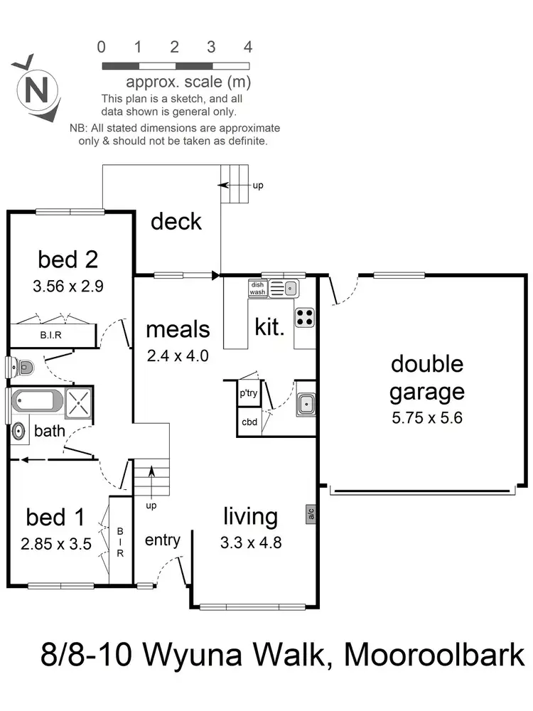 Floorplan of Homely unit listing, 8/8-10 Wyuna Walk, Mooroolbark VIC 3138
