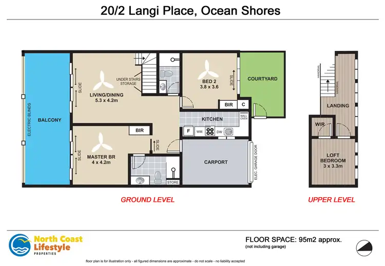 Floorplan of Homely townhouse listing, 20/2 Langi Place, Ocean Shores NSW 2483